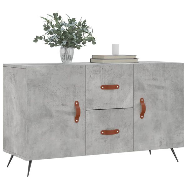 vidaXL Sideboard Concrete Grey 100x36x60 cm Engineered Wood