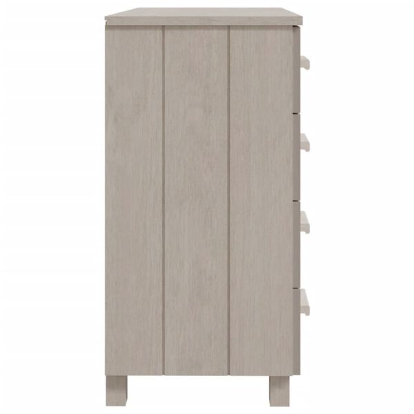 vidaXL Sideboard HAMAR White 79x40x80 cm Solid Wood Pine