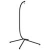 vidaXL Hanging Egg Chair Stand without Basket Black Steel