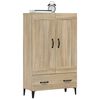 vidaXL Highboard Sonoma Oak 70x31x115 cm Engineered Wood