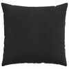 vidaXL Sofa Pillows 2 pcs Black 45 x 45 cm Corduroy Fabric