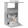 vidaXL Side Table Concrete Grey 40 x 35 x 60.5 cm Engineered Wood