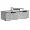 vidaXL Wall Cabinets 2 pcs Concrete Grey 68x30x20 cm Engineered Wood