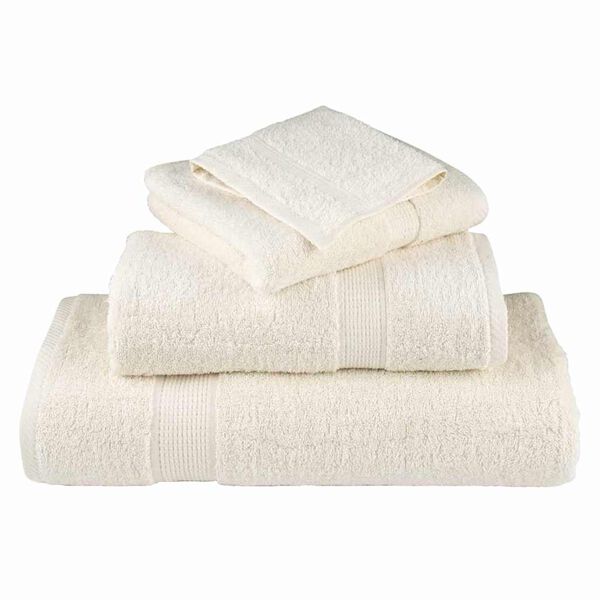 vidaXL Guest Towel SOLUND Cream Cotton