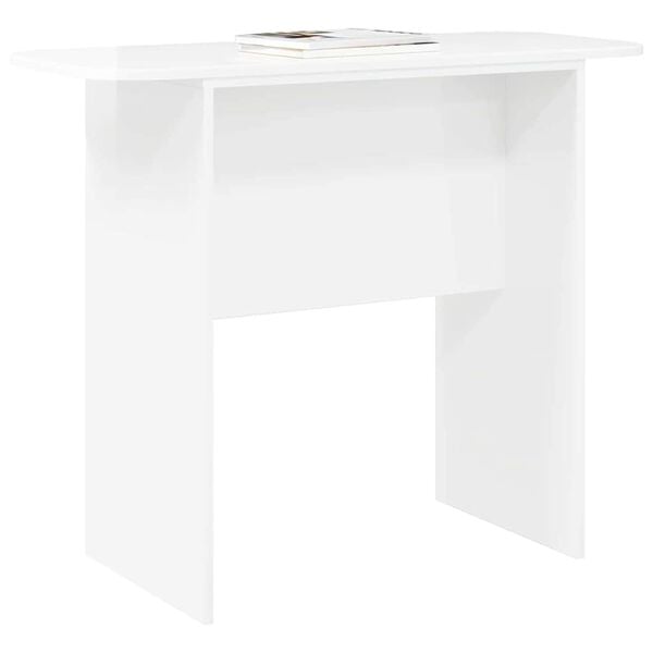 vidaXL Console Table High Gloss White 93 x 40 x 75 cm Engineered Wood