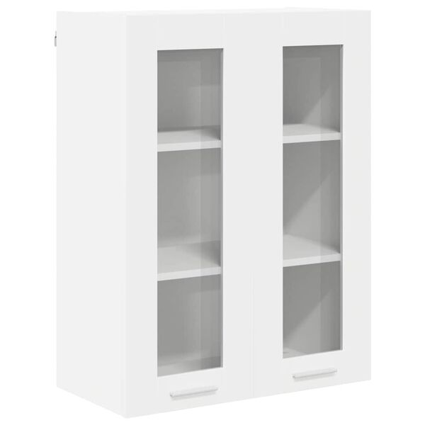 vidaXL Hanging Cabinet with Door White 60 x 31 x 80 cm Engineered Wood