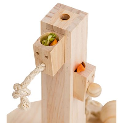 Kerbl Small Animal Thinking and Learning Toy 25x25x30 cm Wood