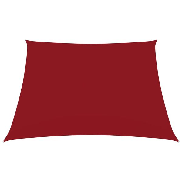 vidaXL Sunshade Sail Oxford Fabric Square 3x3 m Red