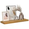 vidaXL Wall Shelf Wall-mounted Beige 80 x 23.5 x 4 cm Engineered Wood