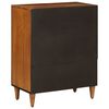 vidaXL Sideboard Walnut 60 x 33 x 75 cm Solid Mango Wood