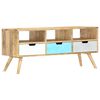 vidaXL TV Cabinet 110x35x48 cm Solid Mango Wood