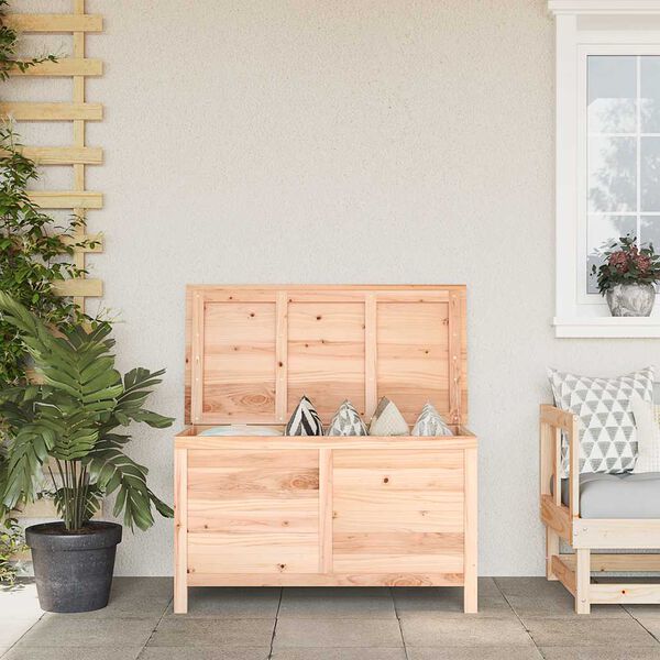 vidaXL Outdoor Cushion Box 99x50x56.5 cm Solid Wood Fir