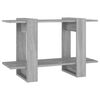 vidaXL Book Cabinet | Grey sonoma | Engineered wood | Medium | Book Cabinet