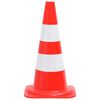 vidaXL Reflective Traffic Cones 20 pcs Red and White 50 cm