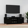 vidaXL TV Cabinet Black 120x40.5x35 cm Engineered Wood