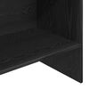 vidaXL Book Cabinet Black Oak 60 x 35 x 180 cm Engineered Wood