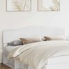 vidaXL Headboard Gloss White 200 cm Engineered wood