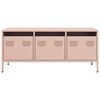vidaXL TV Cabinet Pink 101.5x39x43.5 cm Cold-rolled Steel