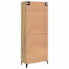 vidaXL Highboard 2 pcs Artisan Oak Engineered Wood