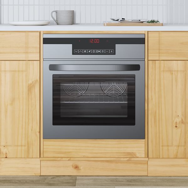 vidaXL Cabinet with Storage Honey 60 x 46 x 81.5 cm Solid Pine Wood