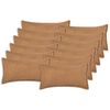 vidaXL Cushion Cover 12 pcs HOUTEN Beige 40 x 80 cm Boucl&eacute;