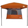 vidaXL Camping Tent Set Folding 2 pcs Orange Taffeta and Fabric