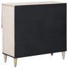 vidaXL Sideboard with Storage White 80 x 33.5 x 75 cm Solid Mango Wood