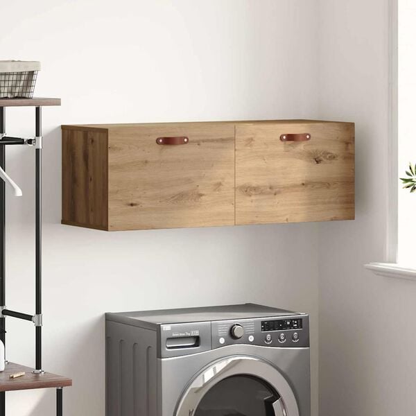 vidaXL Wall-Mounted Cabinet Artisan Oak 100 x 36.5 x 35 cm