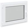 vidaXL Basement Window "RISOR" 80x60 cm Tilt&Turn DIN Left White