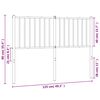 vidaXL Metal Replace Headboard White 120 cm