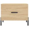 vidaXL Coffee Table Sonoma Oak 50x50x40 cm Engineered Wood