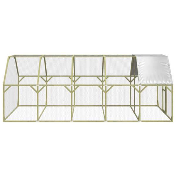 vidaXL Chicken Coop 268x500x190 cm Impregnated Solid Wood Pine