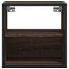 vidaXL Wall-mounted Bedside Cabinets 2 pcs Brown Oak 40x31x39.5 cm