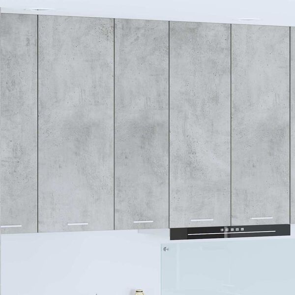 vidaXL Hanging Cabinet Concrete Grey 30 x 31 x 100 cm Engineered Wood