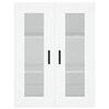 vidaXL Wall Mounted Cabinet White 69.5x34x90 cm