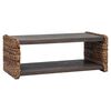 vidaXL Coffee Table Natural 90 x 45 x 35 cm Solid Mahogany Wood