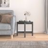 vidaXL Coffee Table Grey &Oslash; 52.5x45 cm Solid Wood Pine