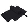 vidaXL Sports Towels 2 pcs Black 200 x 100 cm Polyester and polyamide