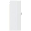 vidaXL Hanging Cabinet High Gloss White 35x34x90 cm Engineered Wood