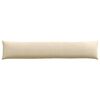 vidaXL Sofa Pillows 2 pcs Cream 200 x 40 cm Fabric