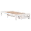 vidaXL Bed Frame with Drawers without Mattress White 90x190 cm Single