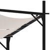 vidaXL Gazebo with Retractable Roof 300x300x233 cm Cream