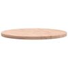 vidaXL Table Top &Oslash;90x4 cm Round Solid Wood Beech