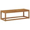 vidaXL Outdoor Stool Bench Natural 115 x 43 x 37 cm Solid Acacia Wood