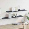 vidaXL Floating Shelf 2 pcs Anthracite 100 x 18 x 2.5 cm Steel