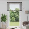 vidaXL Venetian Blind Manual Dark Brown with Pattern 213 x 160 cm PVC