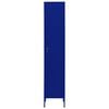 vidaXL Locker Cabinet Navy Blue 35x46x180 cm Steel