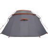 vidaXL Tunnel Tent with Roof Grey and Orange 328 x 228 x 115 cm