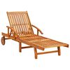 vidaXL Sun Loungers 2 pcs Solid Acacia Wood