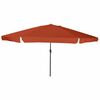 vidaXL Garden Parasol 394 x 394 x 248 cm Polyester and Steel